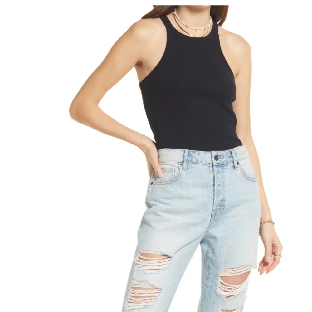 Ribbed Crewneck Tank